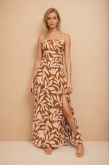 Paloma Side Slit Maxi Dress