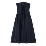 Lace up Waist Dress