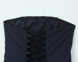 Lace up Waist Dress