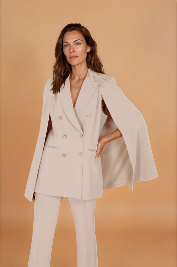 Eliza Cape Jacket Beige