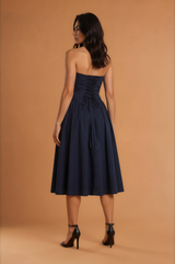 Lace up Waist Dress