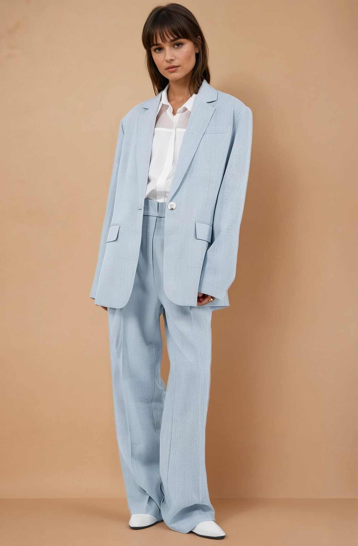 Chambray Classic Blazer