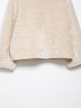 Bethany Cream Fluffy Winter Jacket