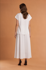 Celine White Two Piece Set