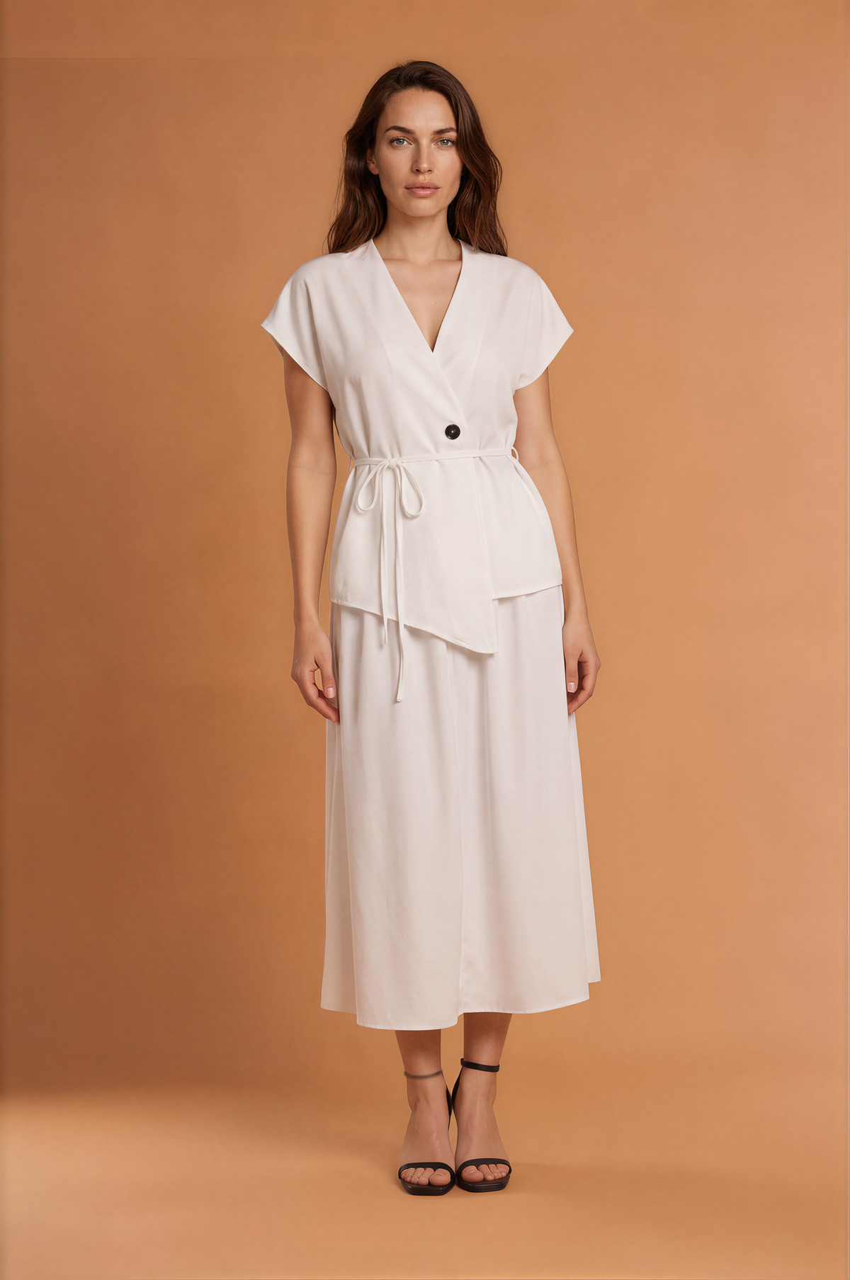 Celine White Two Piece Set