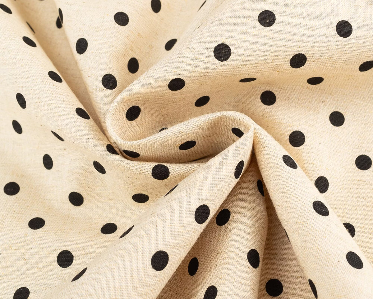 Polka Dot Pleated Waist Tight Midi Dress
