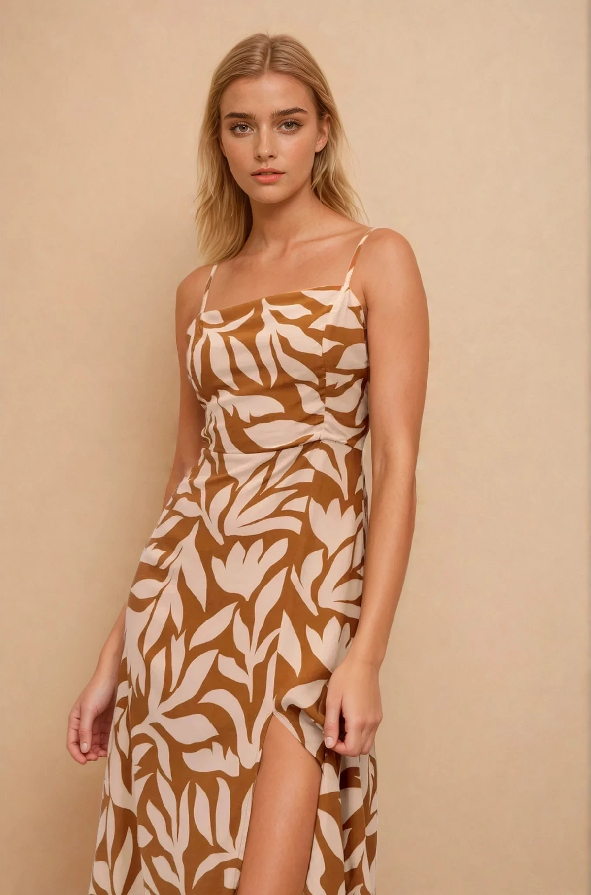 Paloma Side Slit Maxi Dress