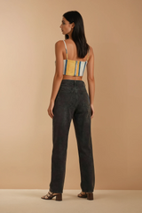 High Waisted Black Jeans