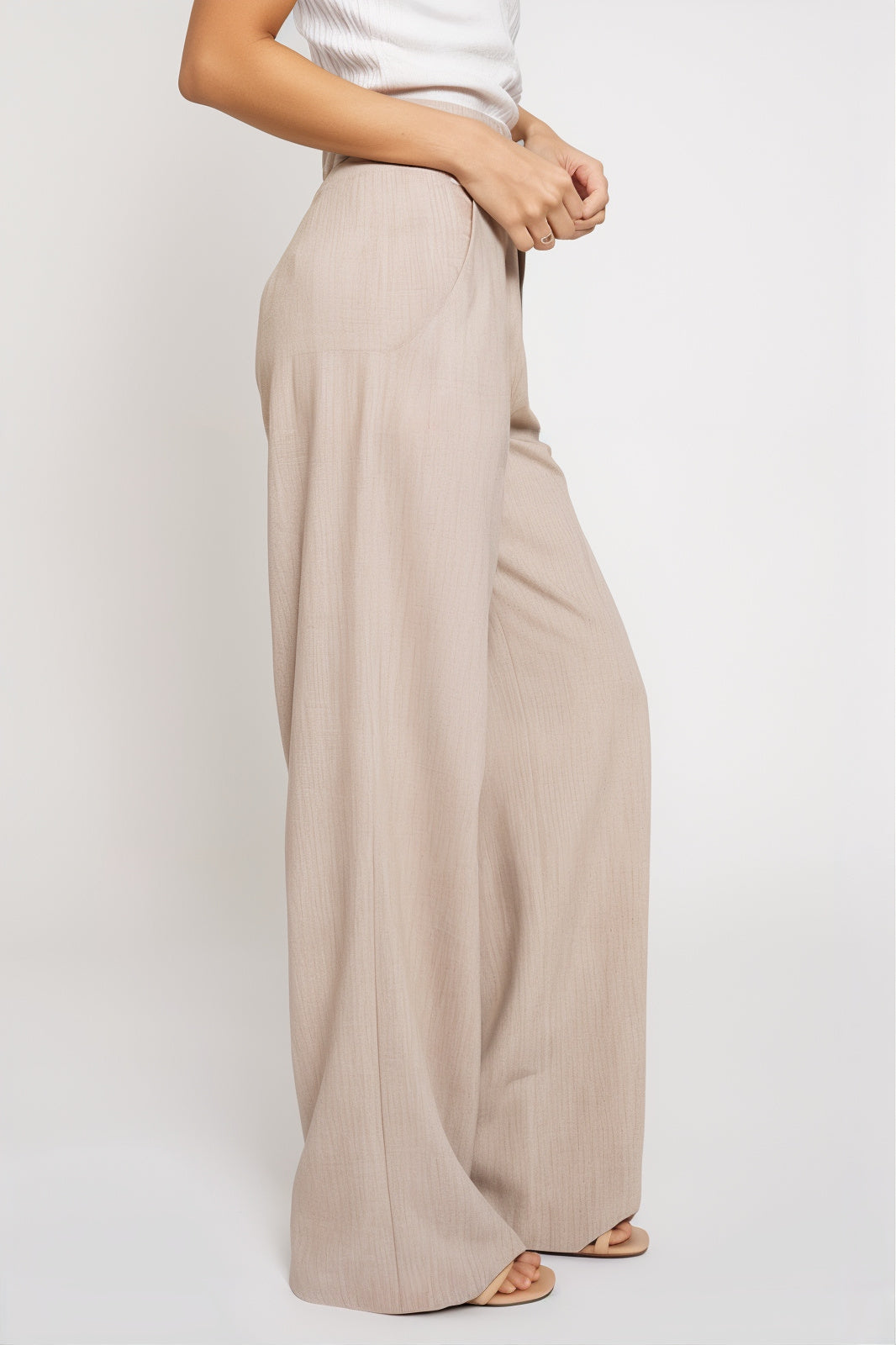 Taupe Classic Pants