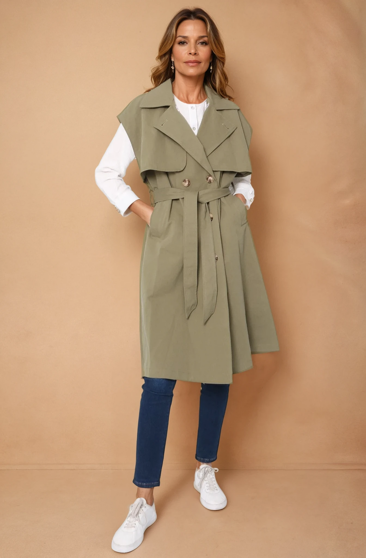 Khaki Trench Jacket