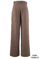 Jo Plaid Pants - NIXII Clothing